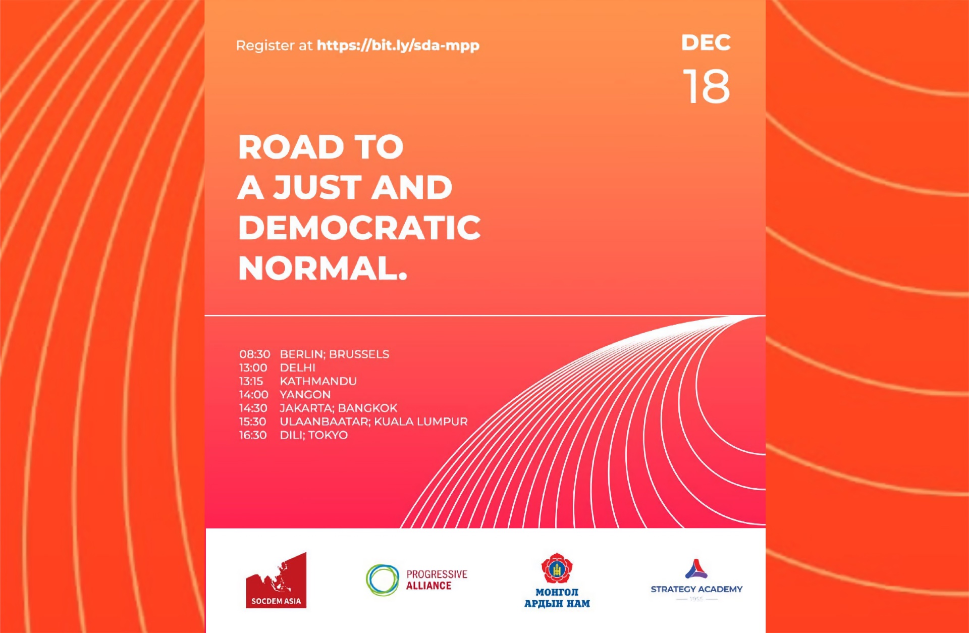  Roadmap to A Just and Democratic Normal banner